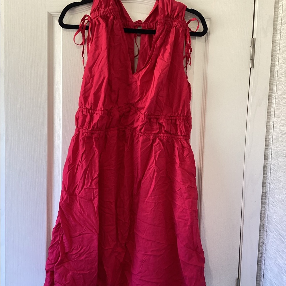 Time and Tru Vibrant Pink dress size 2XL EUC